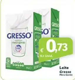 Roque Supermercados Leite Gresso Meio Gordo promoção