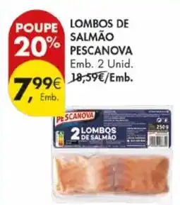 Pingo Doce Lombos de salmão pescanova promoção