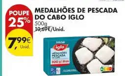 Pingo Doce Medalhões pescada do cado iglo promoção