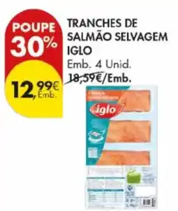 Pingo Doce Tranches de salmão selvagem iglo promoção