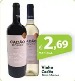 Roque Supermercados Vinho Cadão promoção