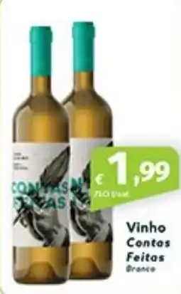 Roque Supermercados Vinho Contos Feitas Branco promoção