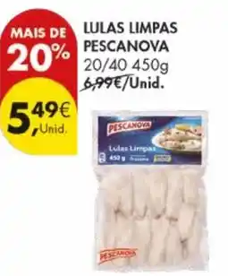 Pingo Doce Lulas limpas pescanova promoção