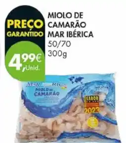Pingo Doce Miolo de camarão mar ibérica 50/70 promoção