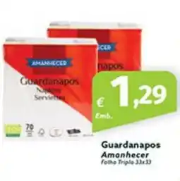 Roque Supermercados Guardanapos Amonhecer promoção