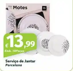 Roque Supermercados Serviço de Jantar Porcelana promoção
