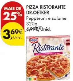 Pingo Doce Pizza ristorante dr.oetker promoção