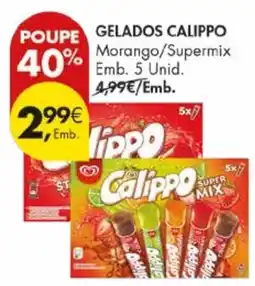 Pingo Doce Gelados calippo promoção