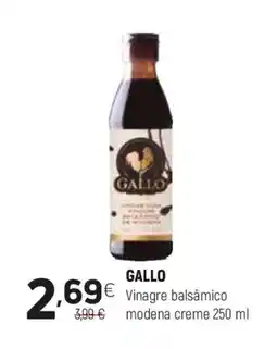 Coviran GALLO Vinagre balsamico modena creme promoção