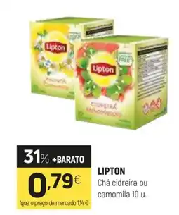 Coviran LIPTON Chá cidreira ou camomila promoção
