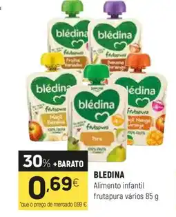 Coviran BLEDINA Alimento infantil frutapura vários promoção