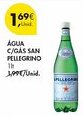 Pingo Doce Água c/gás san pellegrino promoção