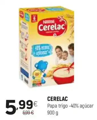 Coviran CERELAC Papa trigo -40% açúcar promoção