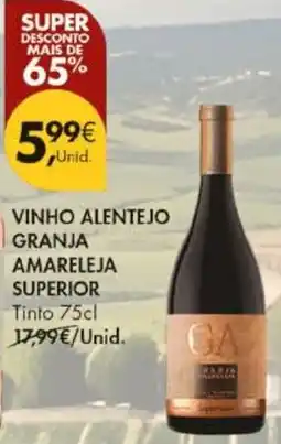 Pingo Doce Vinho alentejo granja amareleja superior tinto promoção