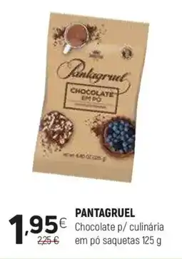Coviran PANTAGRUEL Chocolate p/ culinária em pó saquetas promoção