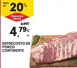 Continente Entrecosto de porco continente promoção