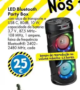 TEDi LED Bluetooth Party Box promoção