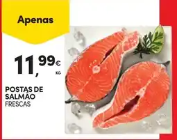 Continente Postas de salmão frescas promoção