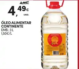 Continente Óleo alimentar continente promoção