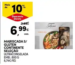 Continente Mariscada s/ gluten continente seleção ultracongelada promoção