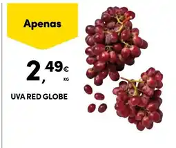 Continente Uva red globe promoção