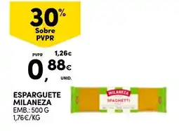 Continente Esparguete milaneza promoção