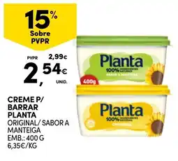 Continente Creme p/ barrar planta promoção