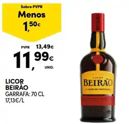 Continente Licor beirão promoção