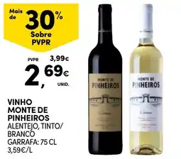 Continente Vinho monte de pinheiros promoção