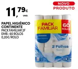 Continente Papel higiénico continente promoção