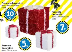 TEDi Presente decorativo promoção