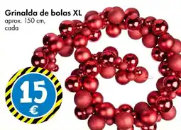 TEDi Grinalda de bolas XL promoção