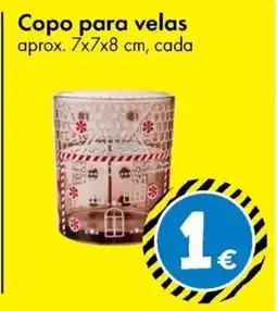 TEDi Copo para velas promoção
