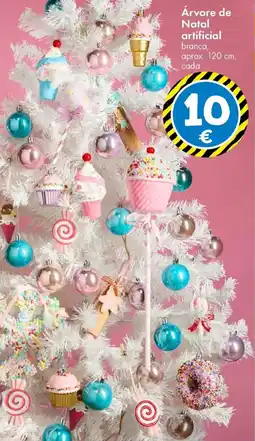 TEDi Árvore de Natal artificial branca, promoção