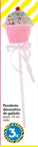 TEDi Pendente decorativo de gelado promoção