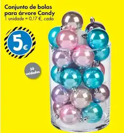 TEDi Conjunto de bolas para árvore Candy promoção