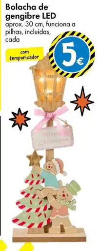 TEDi Bolacha de gengibre LED promoção