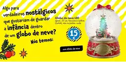 TEDi Globo de neve LED promoção