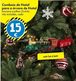 TEDi Comboio de Natal para a árvore de Natal promoção