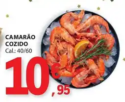 E.Leclerc Camarão cozido promoção