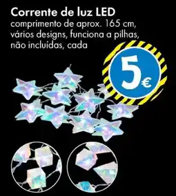 TEDi Corrente de luz LED promoção