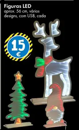 TEDi Figuras LED promoção