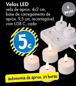 TEDi Velas LED promoção