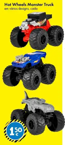 TEDi Hot Wheels Monster Truck em vários designs, cada promoção