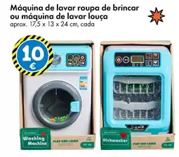 TEDi Máquina de lavar roupa de brincar ou máquina de lavar louça promoção