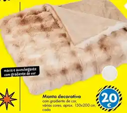 TEDi Manta decorativa promoção