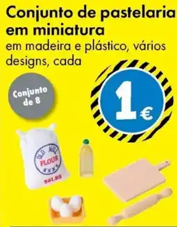 TEDi Conjunto de pastelaria em miniatura promoção