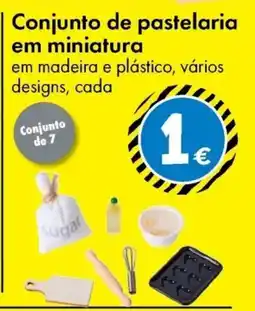 TEDi Conjunto de pastelaria em miniatura promoção