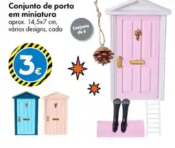 TEDi Conjunto de porta em miniatura promoção