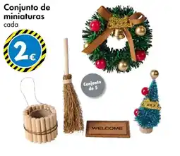 TEDi Conjunto de miniaturas promoção